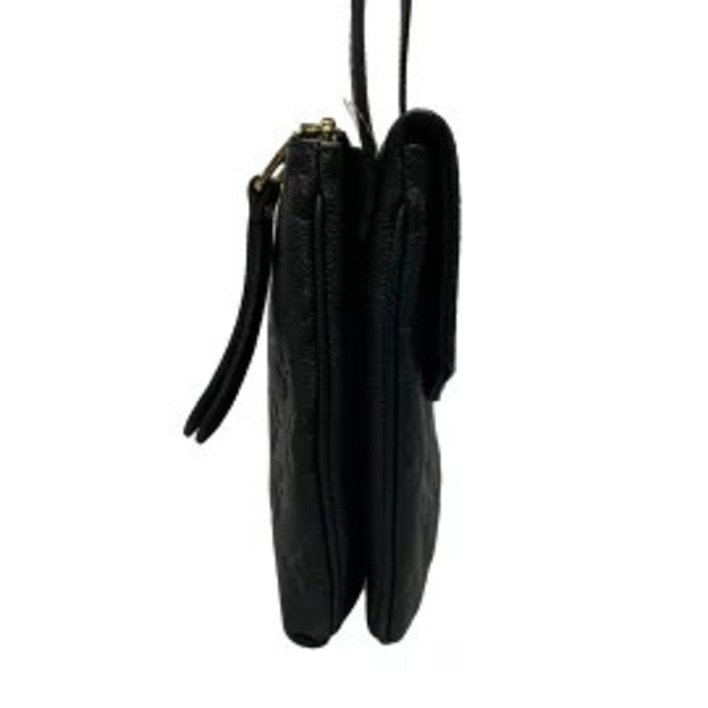 Louis Vuitton Twice Shoulder Bag Noir Black Leather Cowhide